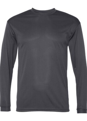 stock photo of performance long tee (gray)