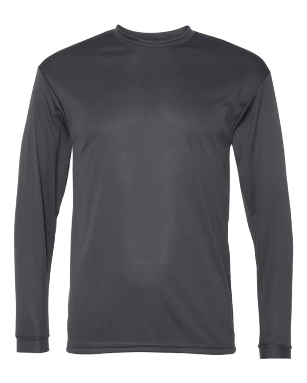 stock photo of performance long tee (gray)