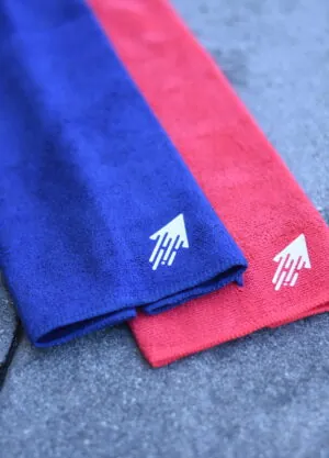 Speedy performance sports towel (red and blue)