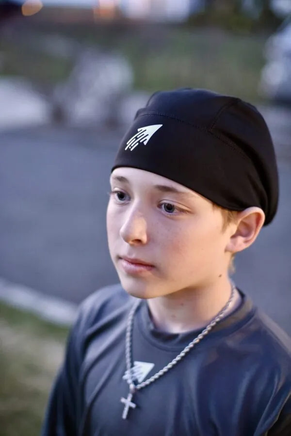 SpeedyPetey with the SPEEDY Performance Sport Beanie