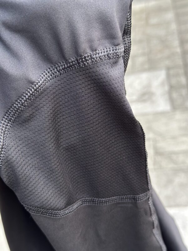 Russell Athletic CoolCore Compression Pants. Ventilated mesh insert behind knee