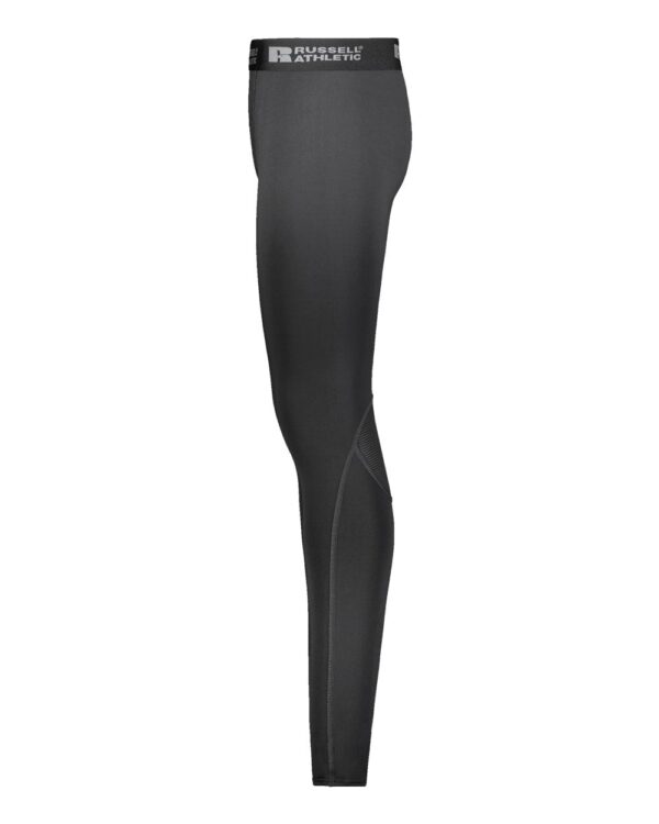 Stock photo of performance compression pants (side)
