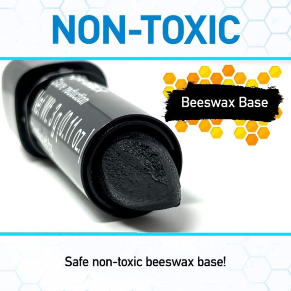 Franklin Eye Black Stick. Safe non-toxic beeswax base.