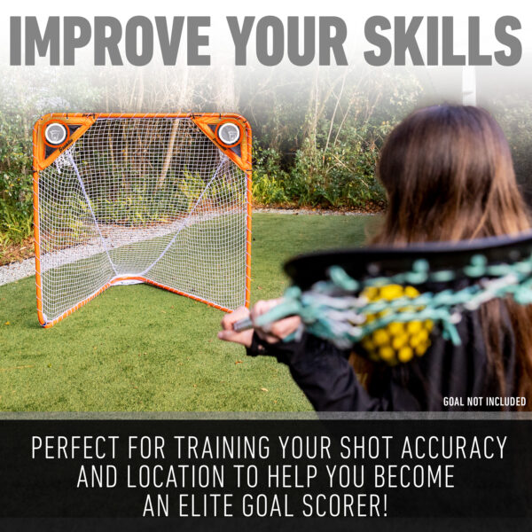 Franklin Lacrosse Corner Targets are perfect for training your shot accuracy and location to help you become an elite goal scorer