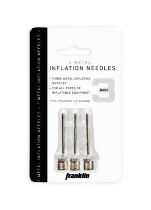 Franklin Metal Inflation Needles. Quantity of 3. Standard size fits common USA pumps.
