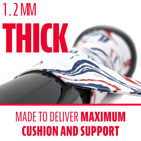 Franklin Gator Grip Bat Tape (USA) 1.2mm thich. Made to deliver maximum cushion and support.