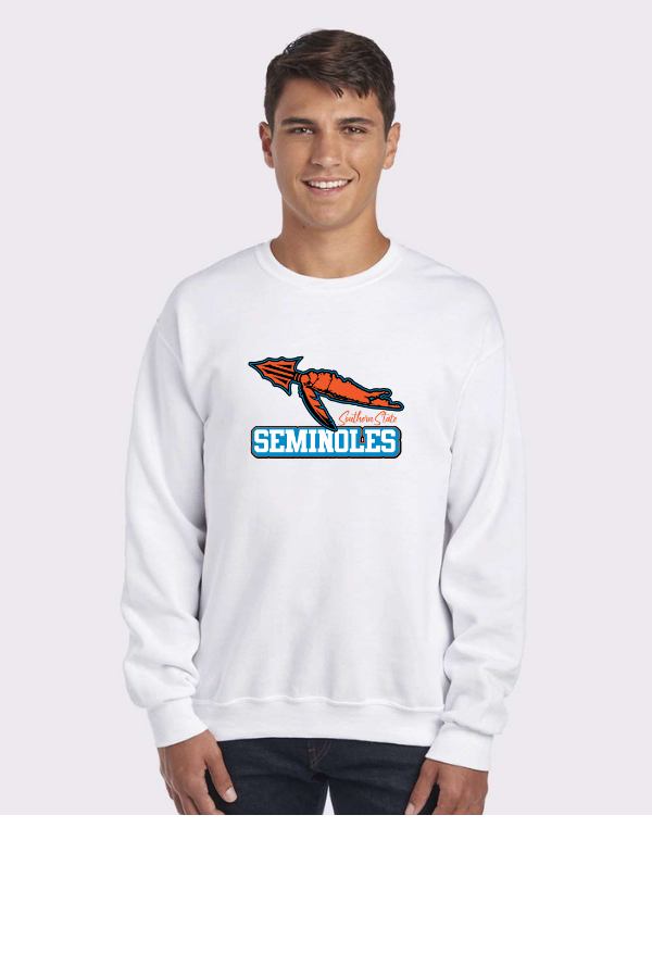 White sweatshirt (front)