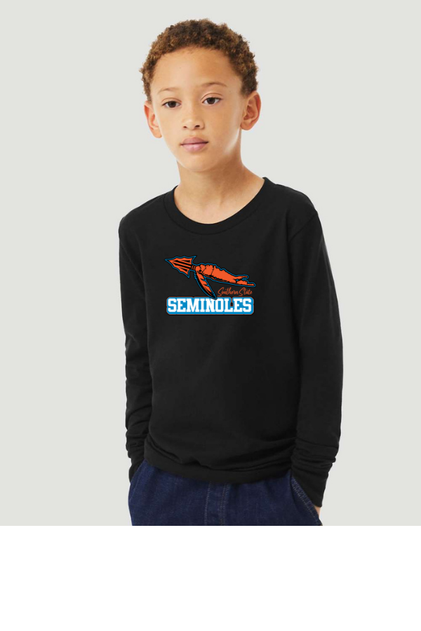 Black long sleeve youth (front)