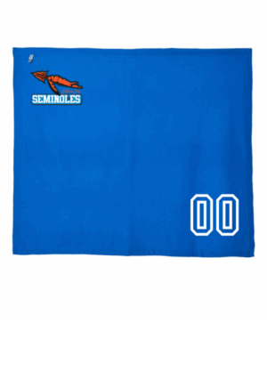 Blue stadium blanket