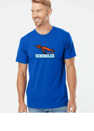 Blue Jersey Tee (front)
