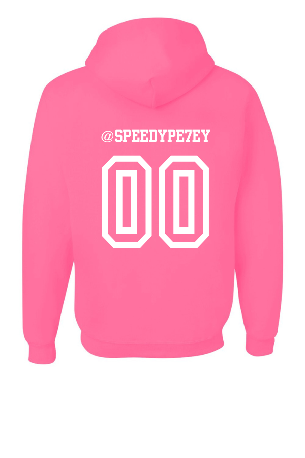Pink hoodie (back)